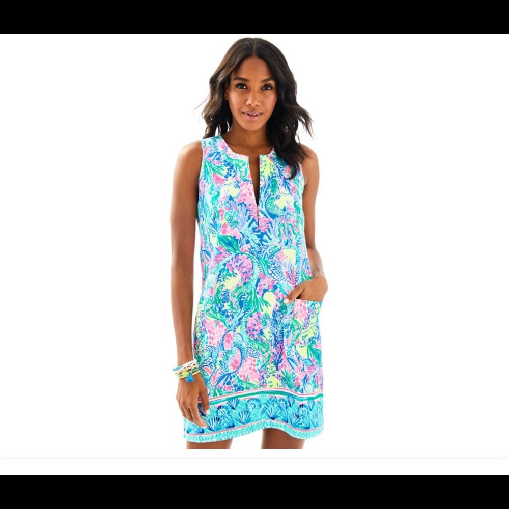 NWOT Lilly Pulitzer Kelby Mermaids Cove Dress